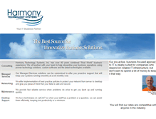Tablet Screenshot of harmonysys.com